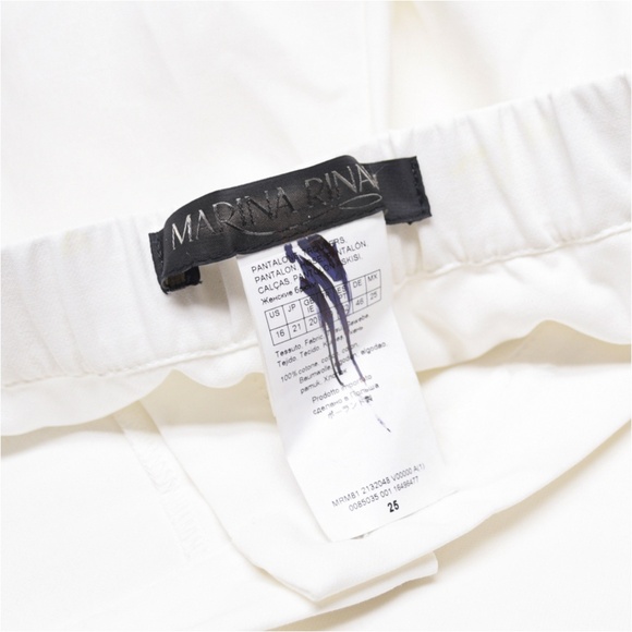 MARINA RINALDI Classic Cotton Pants - Picture 3 of 8